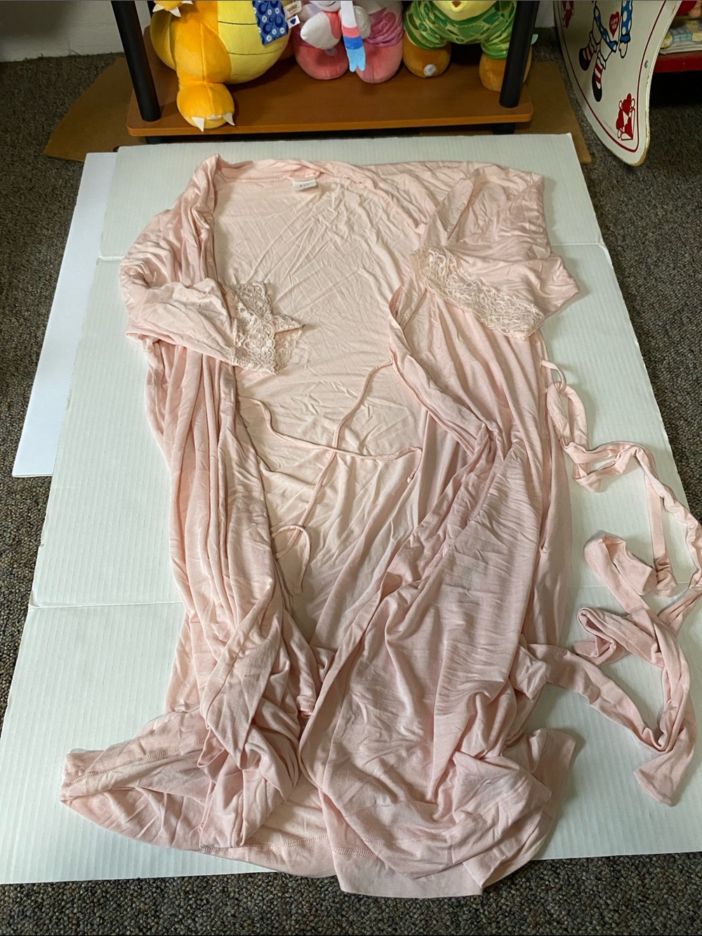 Gap Maternity Women Size XL Light Pink Soft Robe